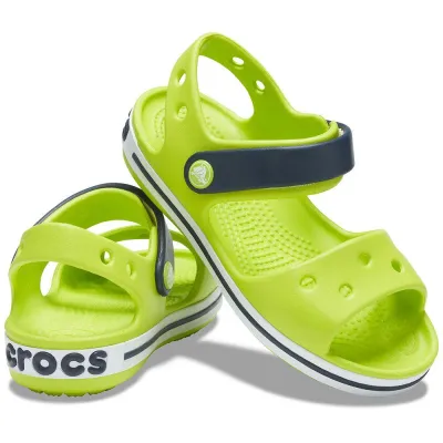 Crocs Παιδικά σανδάλια Crocband Sandal Kids Lime Punch 12856-3TX 2