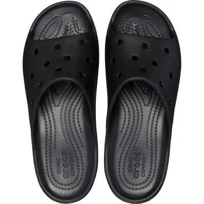 CROCS Πλατφόρμες CLASSIC PLATFORM SLIDE Black 208180-001 3