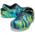 CROCS Παιδικό Σαμπό CLASSIC LINED MARBLED Clog Kids Navy/Multi 207238-4HQ 2